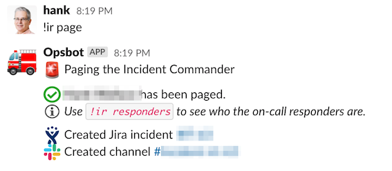 Paging Incident Commanders